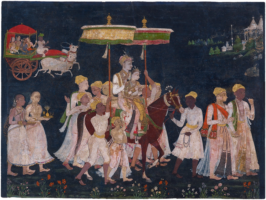 Wedding procession of Muhammad Quli Qutub Shah