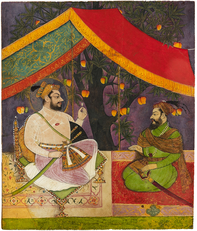 Sultan Ali Adil Shah II in camp