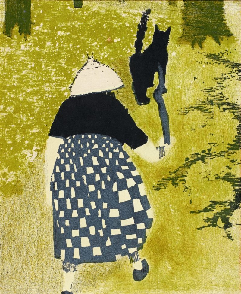 Untitled (Old Lady Walking Away)