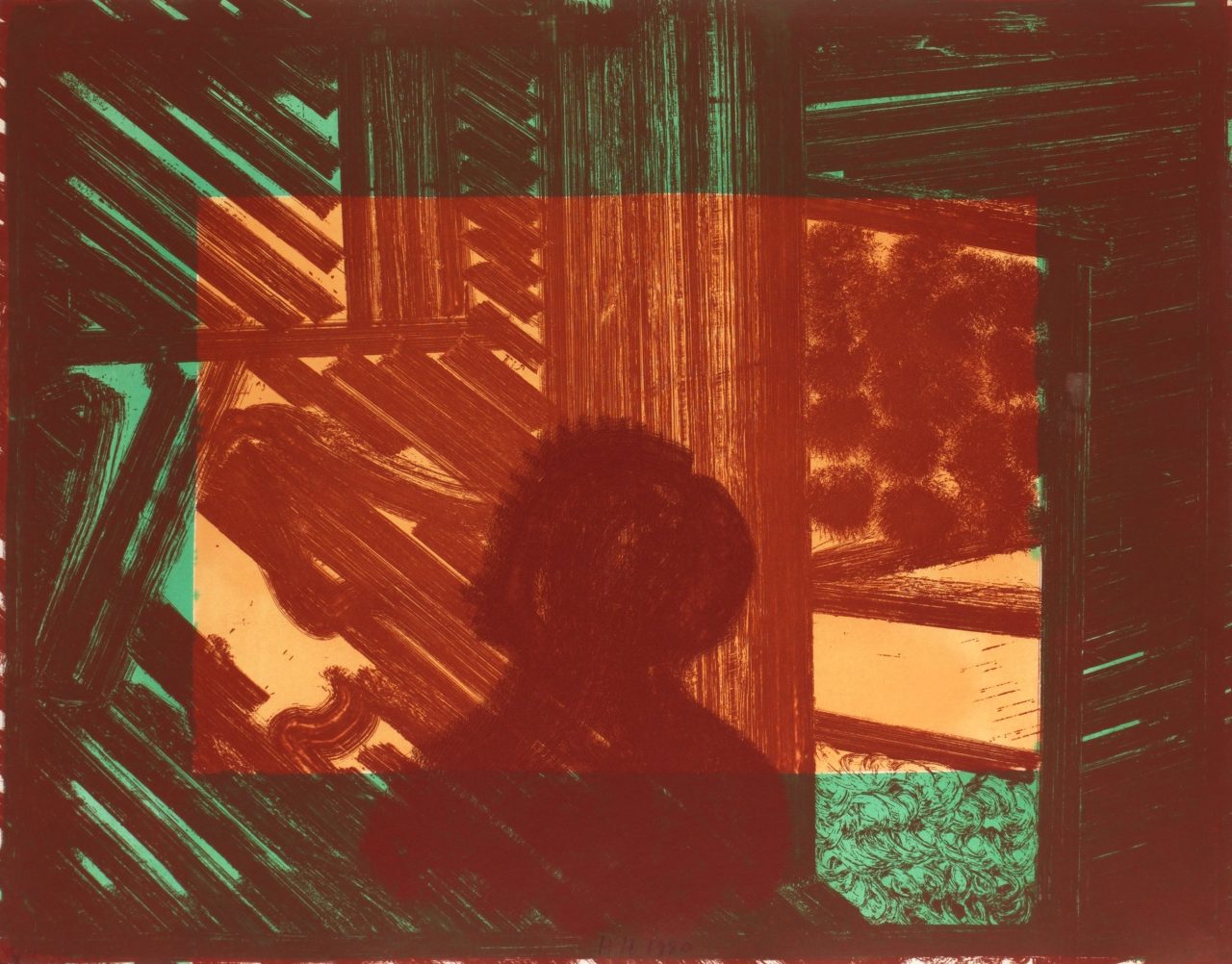 Artist and Model (in green and yellow)