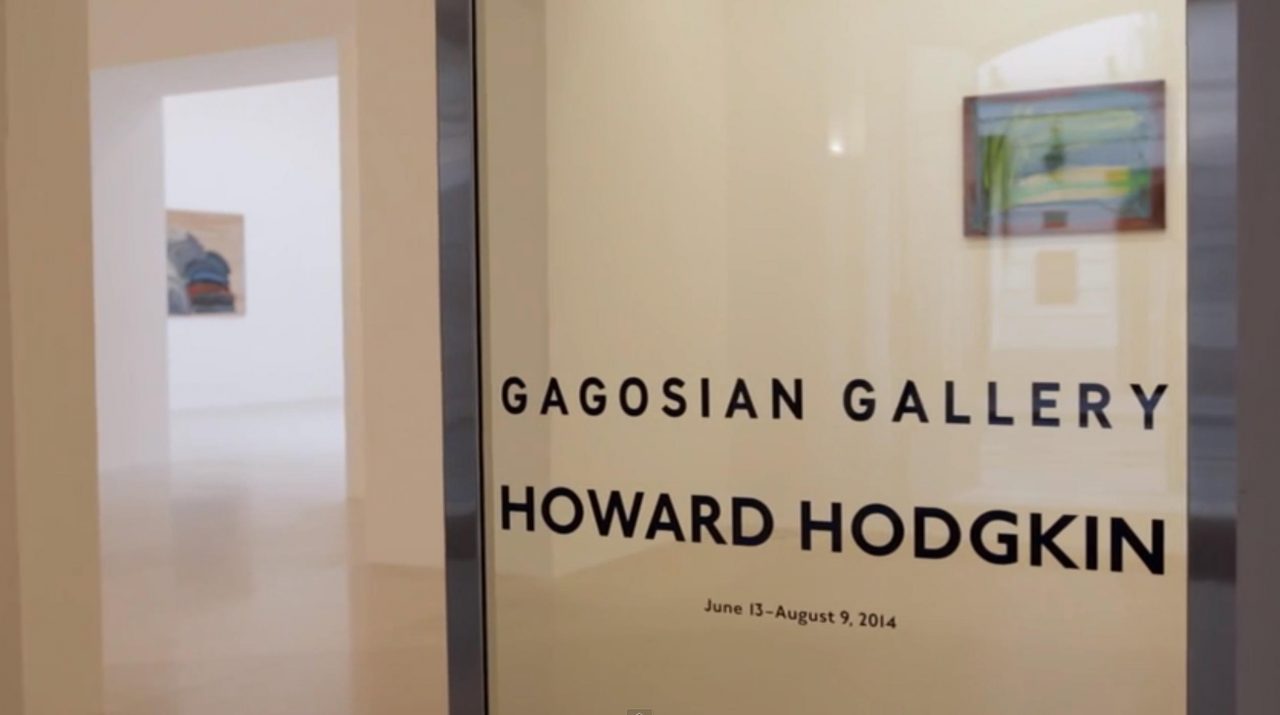 Howard Hodgkin in Paris at the Gagosian Gallery 2014