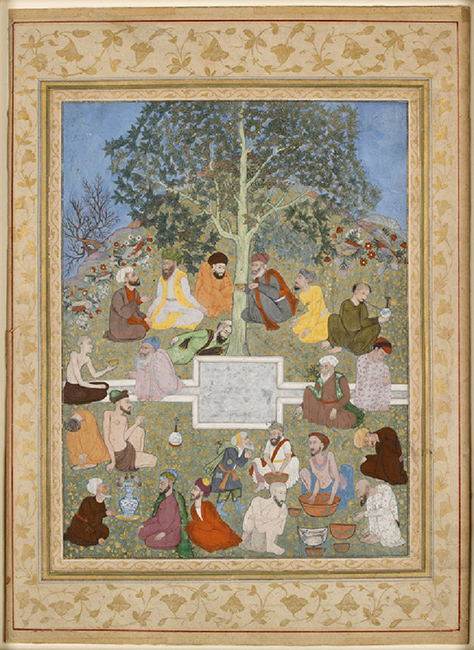 Gathering of dervishes and drug addicts