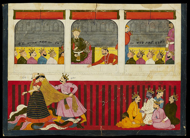 The disrobing of Draupadi