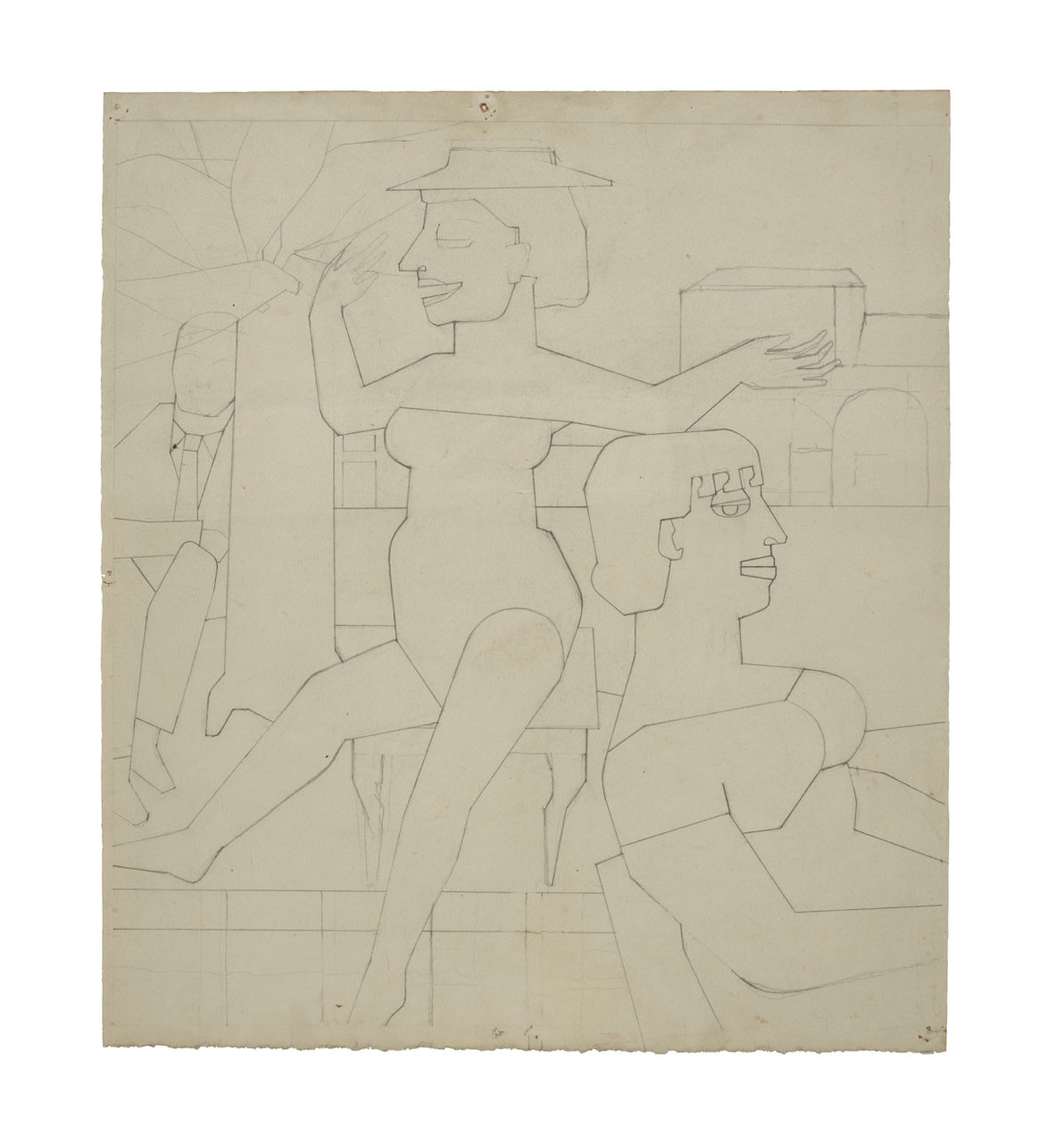 Study (Two Women in Bathing Suits)