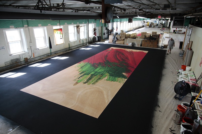 Layla and Majnun, back cloth