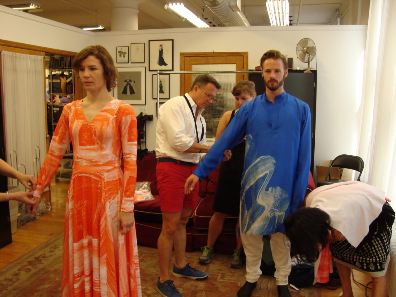 Layla and Majnun, costume fitting, July 2016